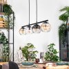 Koyoto hanging light, globe light, pendant light Amber, clear, Smoke-coloured, 4-light sources
