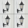 Hongkong outdoor wall light, wall light black, 1-light source