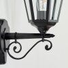 Hongkong outdoor wall light, wall light black, 1-light source