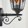 Hongkong outdoor wall light, wall light black, 1-light source