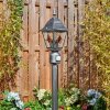 Naofe path light black, silver, 1-light source, Motion sensor