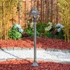 Naofe path light black, silver, 1-light source
