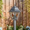 Naofe path light black, silver, 1-light source