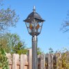 Naofe lamp post, path light black, silver, 1-light source