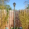 Naofe lamp post, path light gold, black, 1-light source