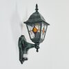 Naofe outdoor wall light, wall light green, black, 1-light source, Motion sensor