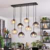 Koyoto hanging light, globe light, pendant light Amber, clear, Smoke-coloured, 8-light sources