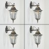 Hongkong outdoor wall light, wall light gold, black, 1-light source