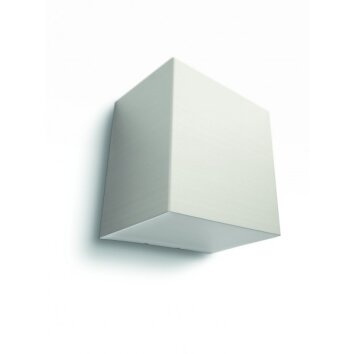 Philips myGarden MACAW wall light LED stainless steel, 1-light source