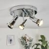 MORGES Ceiling Light chrome, 3-light sources