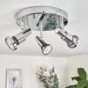 MORGES Ceiling Light chrome, 3-light sources