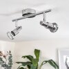 MORGES Ceiling Light LED chrome, 2-light sources
