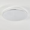 MORGES Ceiling Light LED chrome, white, 1-light source