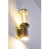 Popoyan exterior wall luminaire LED Stainless steel color, 2-light sources