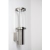 Popoyan exterior wall luminaire LED Stainless steel color, 2-light sources