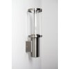 Popoyan exterior wall luminaire LED Stainless steel color, 2-light sources