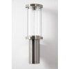 Popoyan exterior wall luminaire LED Stainless steel color, 2-light sources