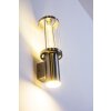 Popoyan exterior wall luminaire LED Stainless steel color, 2-light sources