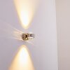 Rio wall light LED silver, 2-light sources