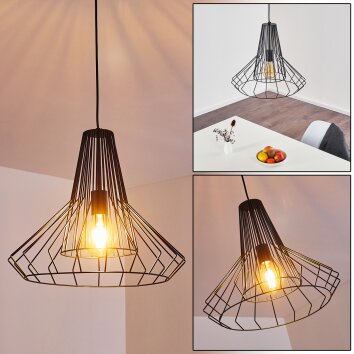 Ghent Pendant Light black, 1-light source