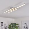 MOHLIN Ceiling Light LED matt nickel, 3-light sources