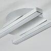 CORREAS Ceiling Light LED aluminium, 2-light sources