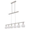 Pendant Light Globo OLLI matt nickel, 6-light sources
