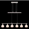 Pendant Light Globo OLLI matt nickel, 6-light sources