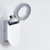 Adel wall spotlight LED chrome, 1-light source