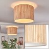 Bongal ceiling light beige, Ecru, 1-light source