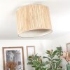 Bongal ceiling light beige, Ecru, 1-light source