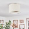 Bassagoda ceiling light beige, white, 1-light source