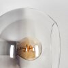 Koyoto globe light, wall light Amber, clear, Smoke-coloured, 3-light sources