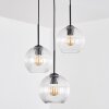 Koyoto hanging light, globe light, Cluster pendant lamp clear, 3-light sources