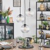 Koyoto hanging light, globe light, Cluster pendant lamp clear, 3-light sources