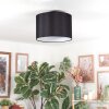 Soungou ceiling light black, white, 1-light source