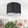 Soungou ceiling light black, white, 1-light source