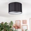 Soungou ceiling light black, white, 1-light source