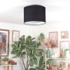 Bassagoda ceiling light black, white, 1-light source