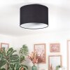 Bassagoda ceiling light black, white, 1-light source