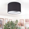Bassagoda ceiling light black, white, 1-light source