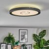 Simonstorp ceiling light, Panel LED black, white, 1-light source