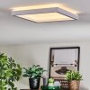 Xarel ceiling light, Panel LED white, 1-light source