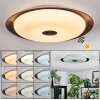 Goran ceiling light, Panel LED black, white, 1-light source, Remote control