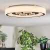 Jalon ceiling light, Panel LED white, 1-light source, Remote control