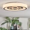 Jalon ceiling light, Panel LED white, 1-light source, Remote control
