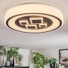 Jalon ceiling light, Panel LED white, 1-light source, Remote control