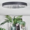 Elmar ceiling light, Panel LED black, 1-light source