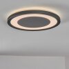 Gelan ceiling light, Panel, wall light LED black, white, 1-light source