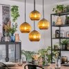 Koyoto hanging light, globe light, Cluster pendant lamp gold, 4-light sources